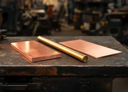 Copper and brass industrial stock