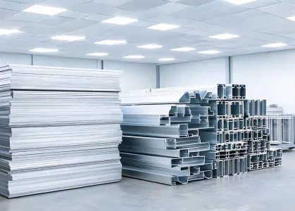 Aluminum sheet and extrusion stock